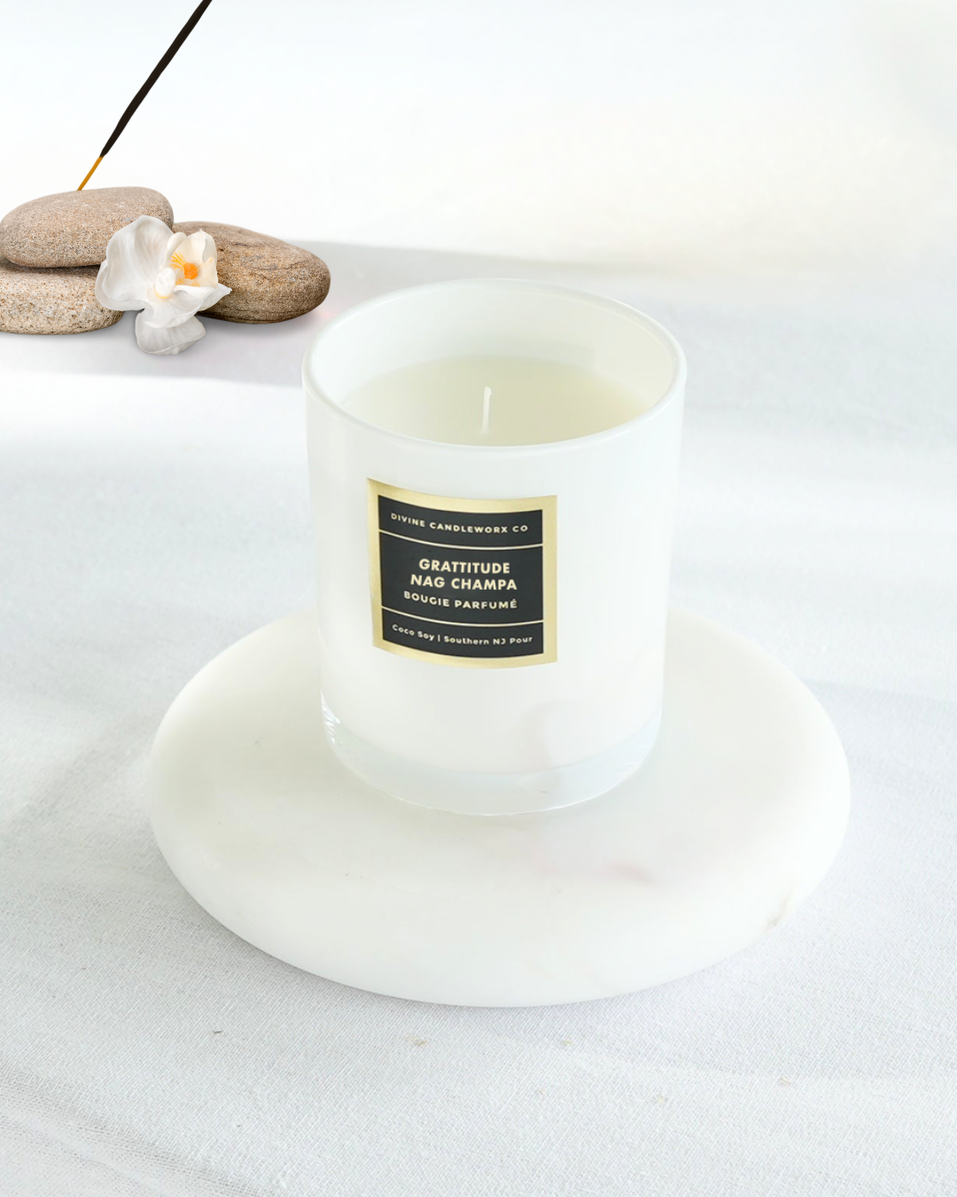 GRATITUDE - Nag Champa & Amber 11 oz Candle