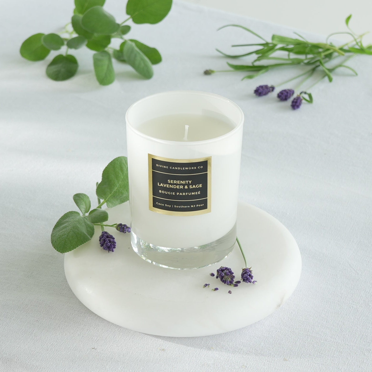 SERENITY - Lavender Sage 14 oz Candle