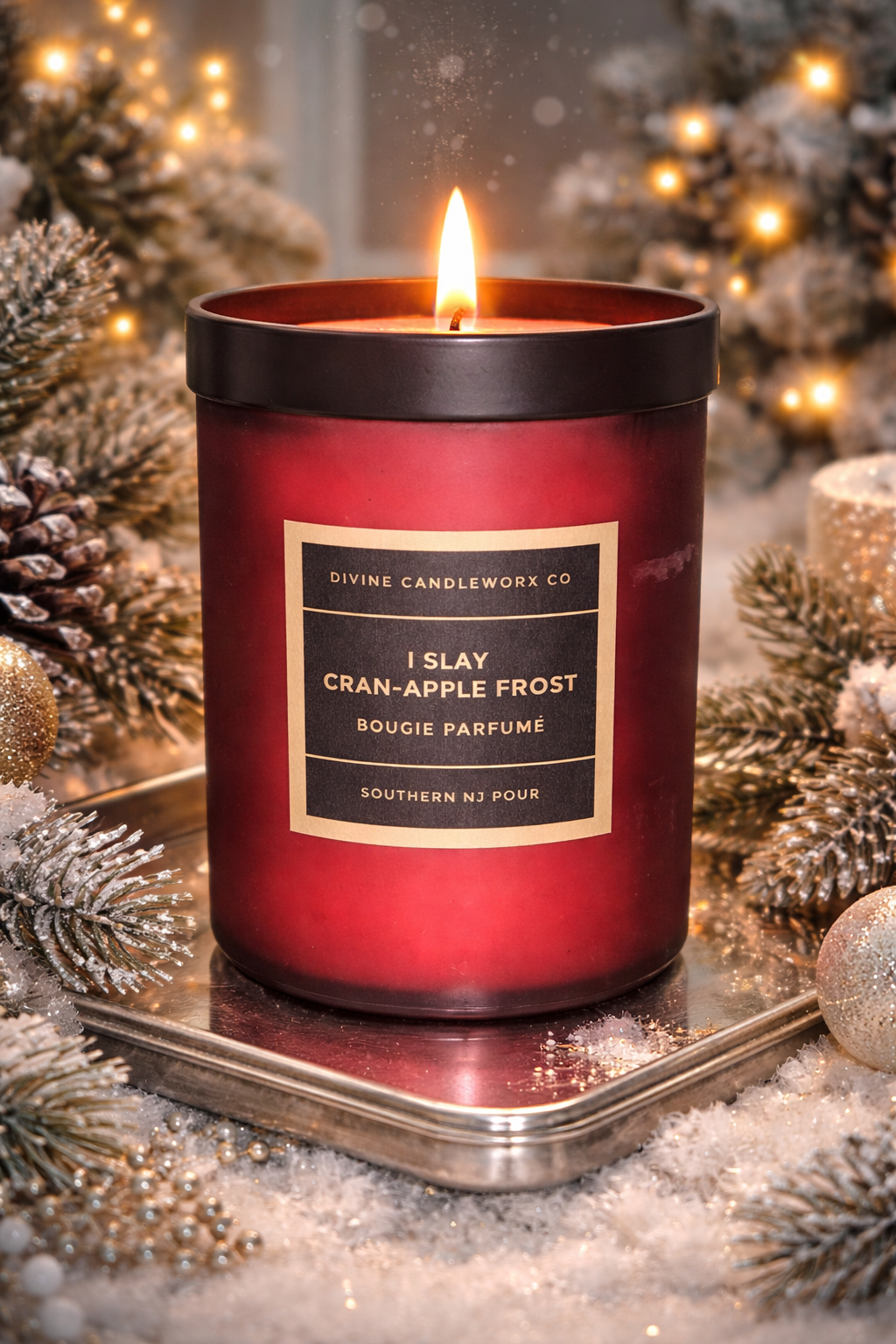 I SLAY! - Cranberry Frost Candle